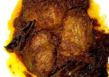 Rendang Daging Sapi Masakan Padang