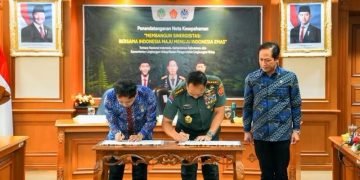 Kemenhut Teken MoU dengan TNI, Menhut: Kobarkan Spirit dan Keberanian Jaga Hutan Indonesia