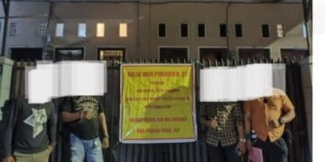 Sidang masih berlangsung, tapi adanya gangguan dari pihak OKNUM