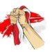 tangan mengepal bendera merah putih png 1