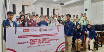 Pengabdian Kepada Masyarakat Trisakti Multimedia di SMK PGRI 1 Jakarta