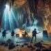Gambaran Konser shoegaze dengan cahaya lembut dan asap panggung, menciptakan atmosfer dreamy