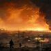apocalyptic war zone landscape with destruction 1 1