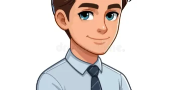 business man cartoon character vector illustration print design instant download digital download generative ai business man 321798149