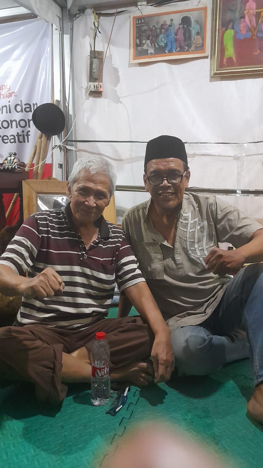siaranberita.com Hadi Winarno Dosen STIT Al Marhalah Al Ulya Bersama Bang Erik Praktisi Teater Modern