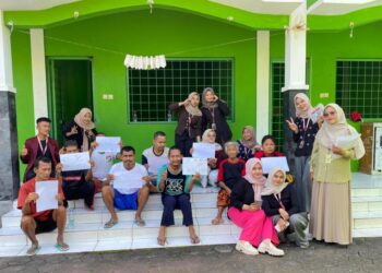 Art therapy pada Penerima Manfaat beserta Mahasiswa PPL BKI UIN Sunan Kudus
