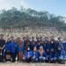Mahasiswa UII usai keliling posko, foto bersama DPL.