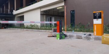 Palang Parkir otomatis RUSUN ASN IKN 1