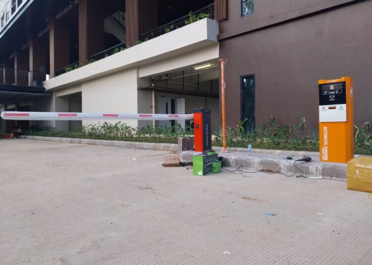 Palang Parkir otomatis RUSUN ASN IKN 1