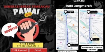 Ratusan mahasiswa kesehatan masyarakat akan turun ke jalan dalam aksi kampanye penolakan Vape Fair 2025. (ISMKMI Jakarta Raya)