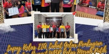 Pembagian Raport WB Lapas Lahat
