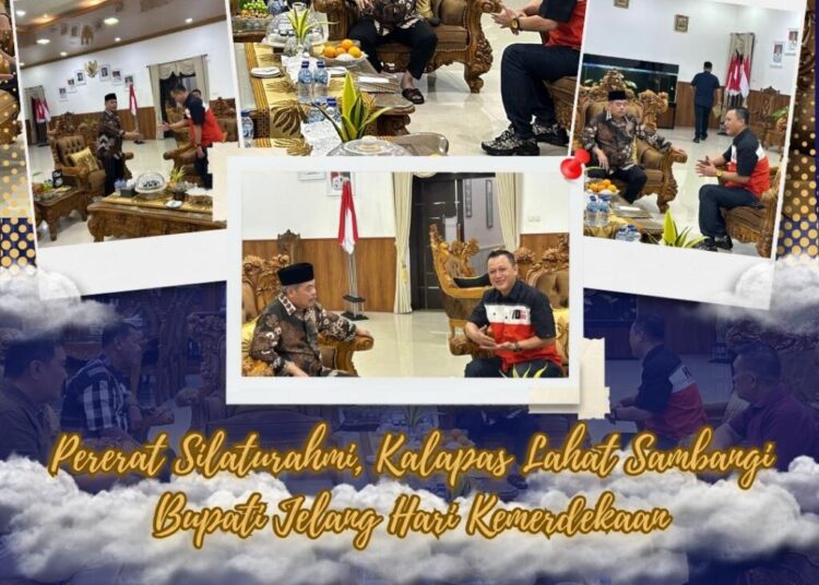 Silaturhami kalapas lahat kepada bupati lahat