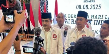 Suasana acara pendeklarasian berdirinya Partai Rakyat Indonesia pada Jumat, 8 Agustus 2025 di kawasan Tebet, Jakarta Selatan. (Dok. Istimewa)