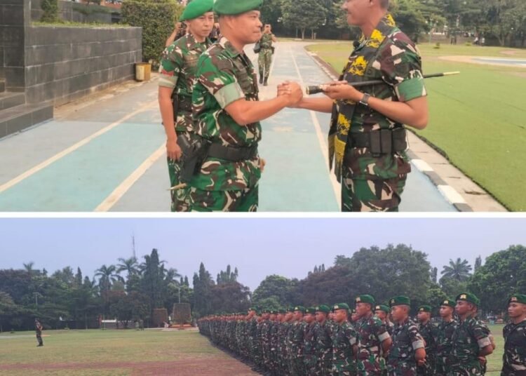 Dandim 0601/Pandeglang Letkol Inf Afri Swandi Ritonga, S.I.P., Pimpin Acara Penyambutan Batalyon TP 842/Badak Sakti Di Pandeglang