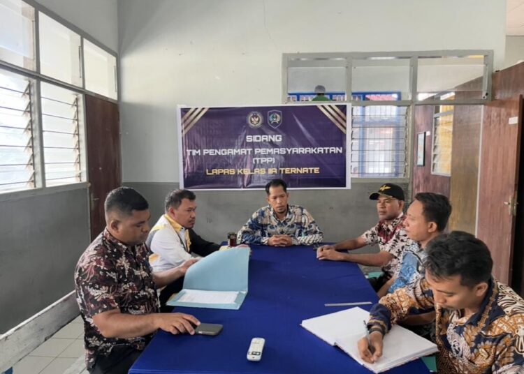 Kasi Binadik, Yuslizar Pimpin Sidang TPP Lapas Ternate