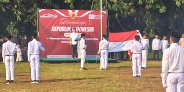 Upacara Peringatan HUT ke-80 Kemerdekaan RI Pondok Pesantren Al-Fatah Cileungsi, Bogor, Ahad 17 Agustus 2025