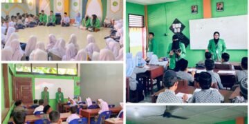 Dokumentasi mengajar di mi 5 Langsa di gampong sukarejo