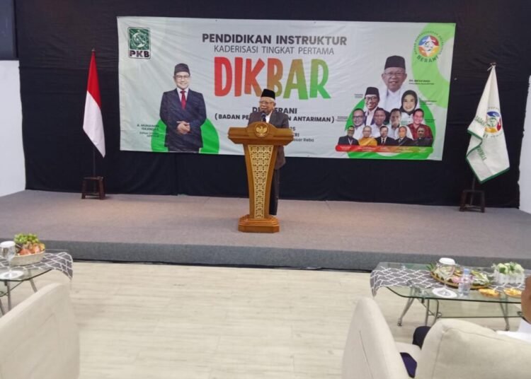 KH Ma’ruf Amin/Membuka Pendidikan Instruktur Kaderisasi Tingkat Pertama DPP Berani 2025 (Sumber: Dokpri)