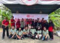 foto bersama panitia lokal dan mahasiswa KKN 113 UMBY