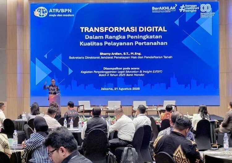 Implementasi Sertipikat Elektronik Kementerian ATR/BPN Perkuat Layanan Pertanahan dan Sektor Perbankan
