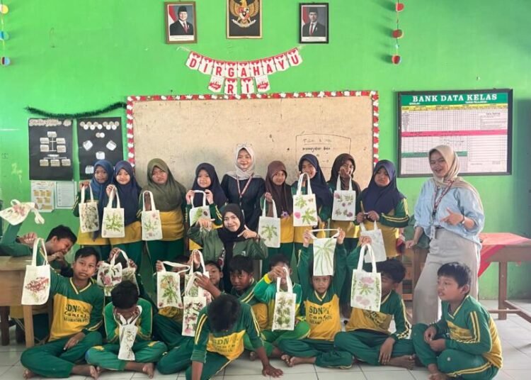 foto bersama eco print