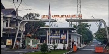palang parkir rfid Istana Kawaluyaan Bandung 2019