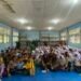 Dokumentasi bersama Mahasiswa KKN UNAND dengan Siswa-siswi SMPN 29 Solok Selatan Setelah Melaksanakan Sosialisasi Terkait Perlindungan Hak Anak tanggal 26 Juli 2025. (Doc. Tim KKN UNAND Lubuk Gadang Timur).