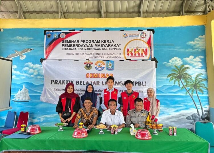 Mahasiswa KKN Tematik Unhas 114 Gelar Seminar Program Kerja Kelurahan Kaca, Marioriawa Soppeng 46 seminar1
