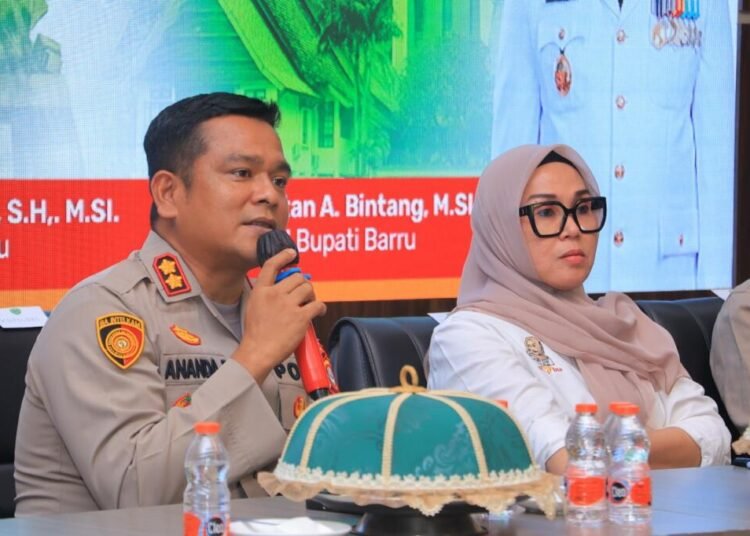 Kapolres Barru Imbau Tokoh: Sampaikan Pesan Damai