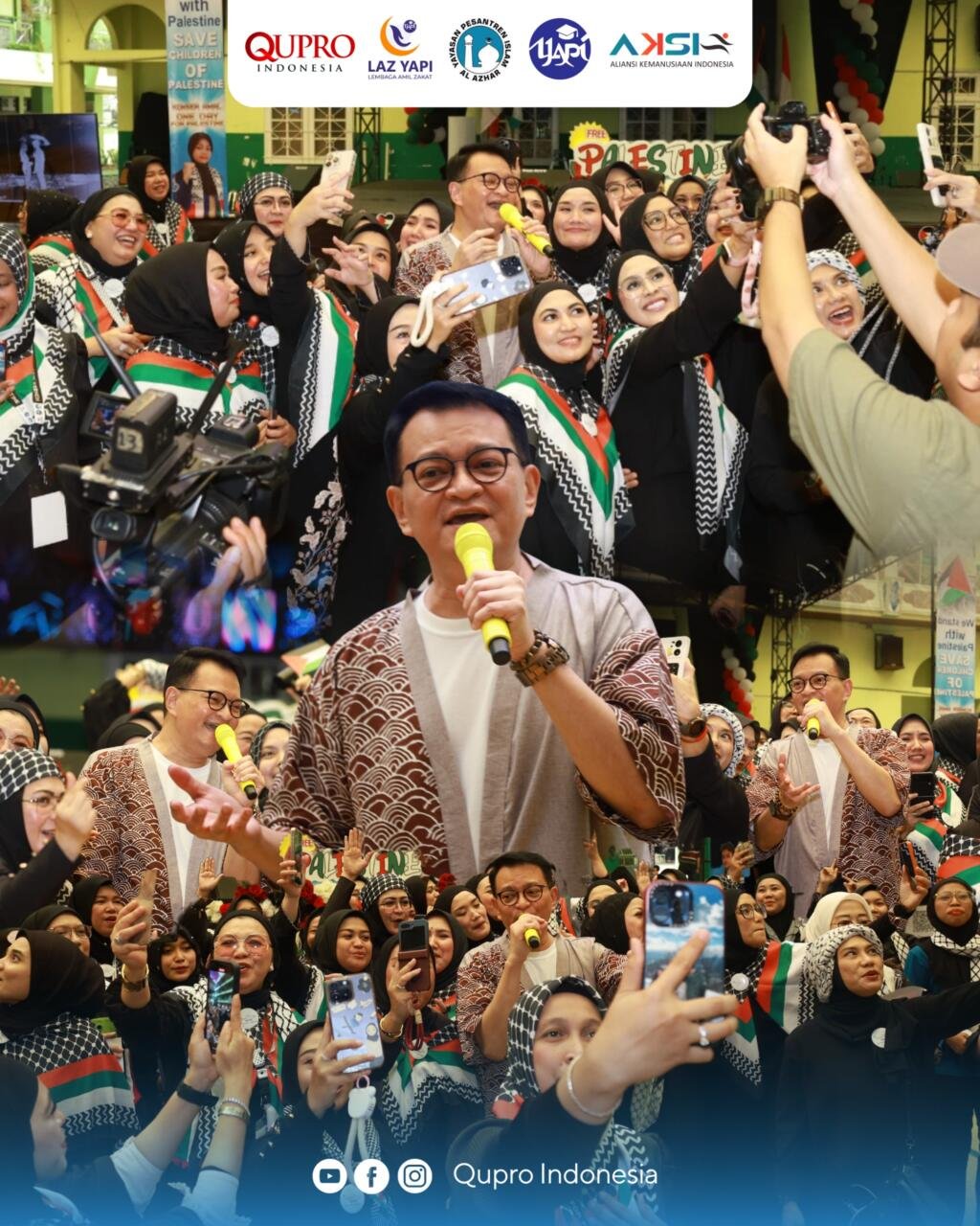 QUPRO Indonesia x YAPI Al Azhar Rawamangun & Jatimakmur Gelar 1 Day For Palestine 48 Palestine