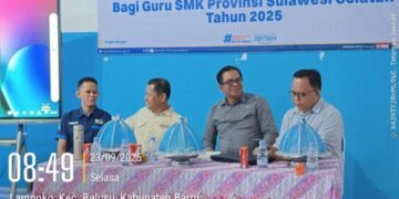 Bagi guru SMKN 5 Barru, workshop ini bukan hanya pelatihan. Tapi ruang untuk berbagi inspirasi, menyalakan semangat,