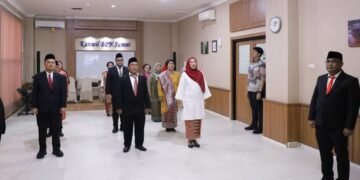 Pelantikan dan Pengambilan Sumpah/Janji Jabatan Pejabat Pengawas di Lingkungan Kantor Pertanahan Kabupaten/Kota di Sumatera Utara
