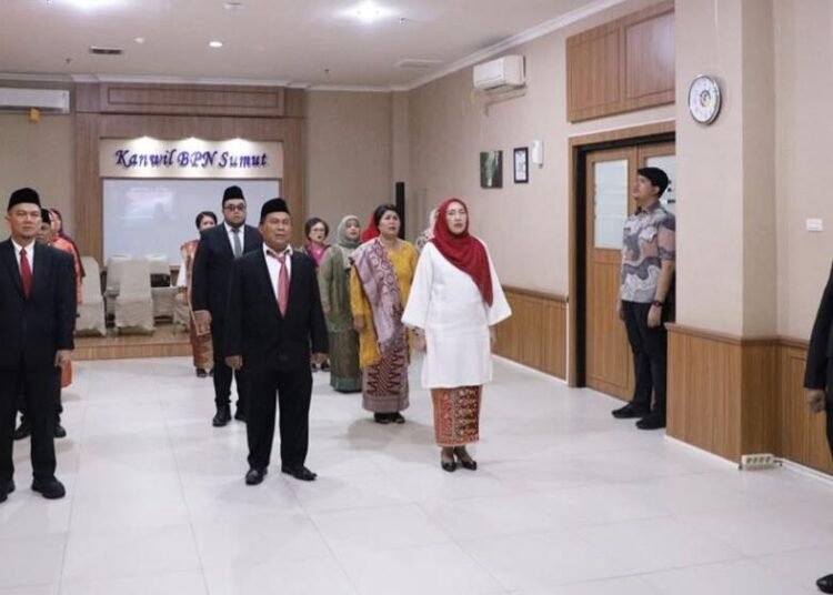 Pelantikan dan Pengambilan Sumpah/Janji Jabatan Pejabat Pengawas di Lingkungan Kantor Pertanahan Kabupaten/Kota di Sumatera Utara