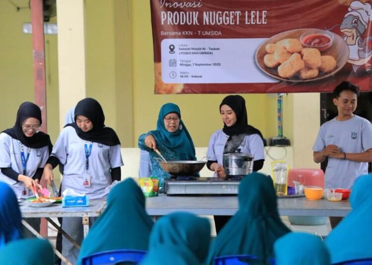 Gambar 1 : Keterlibatan Anggota PKK dalam Sosialisasi dan Praktik Pembuatan Nugget Lele