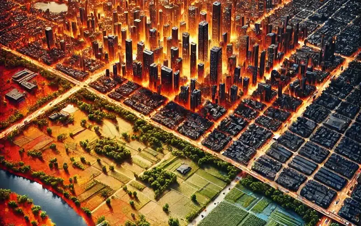 Kota Panas, Kota Masa Depan? Bagaimana Urbanisasi Tanpa Ruang Hijau Memperburuk Perubahan Iklim 46 urban heat jakarta