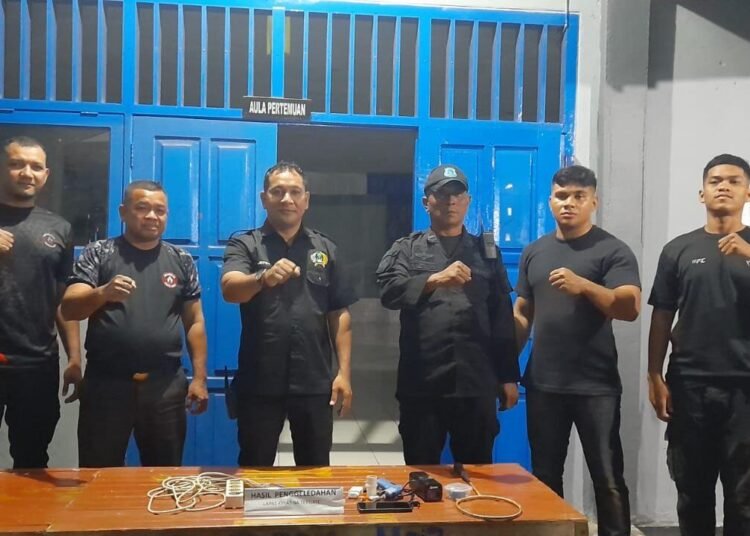 Wujudkan Lapas Halinar, Lapas Ternate Razia Dadakan Sejumlah Blok Hunian 46 Lapas Ternate
