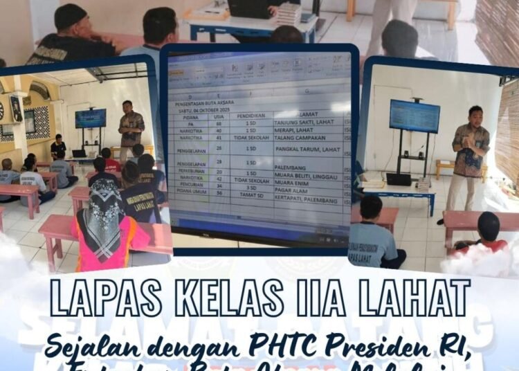 Pembasmian Buat Aksara Lapas Lahat