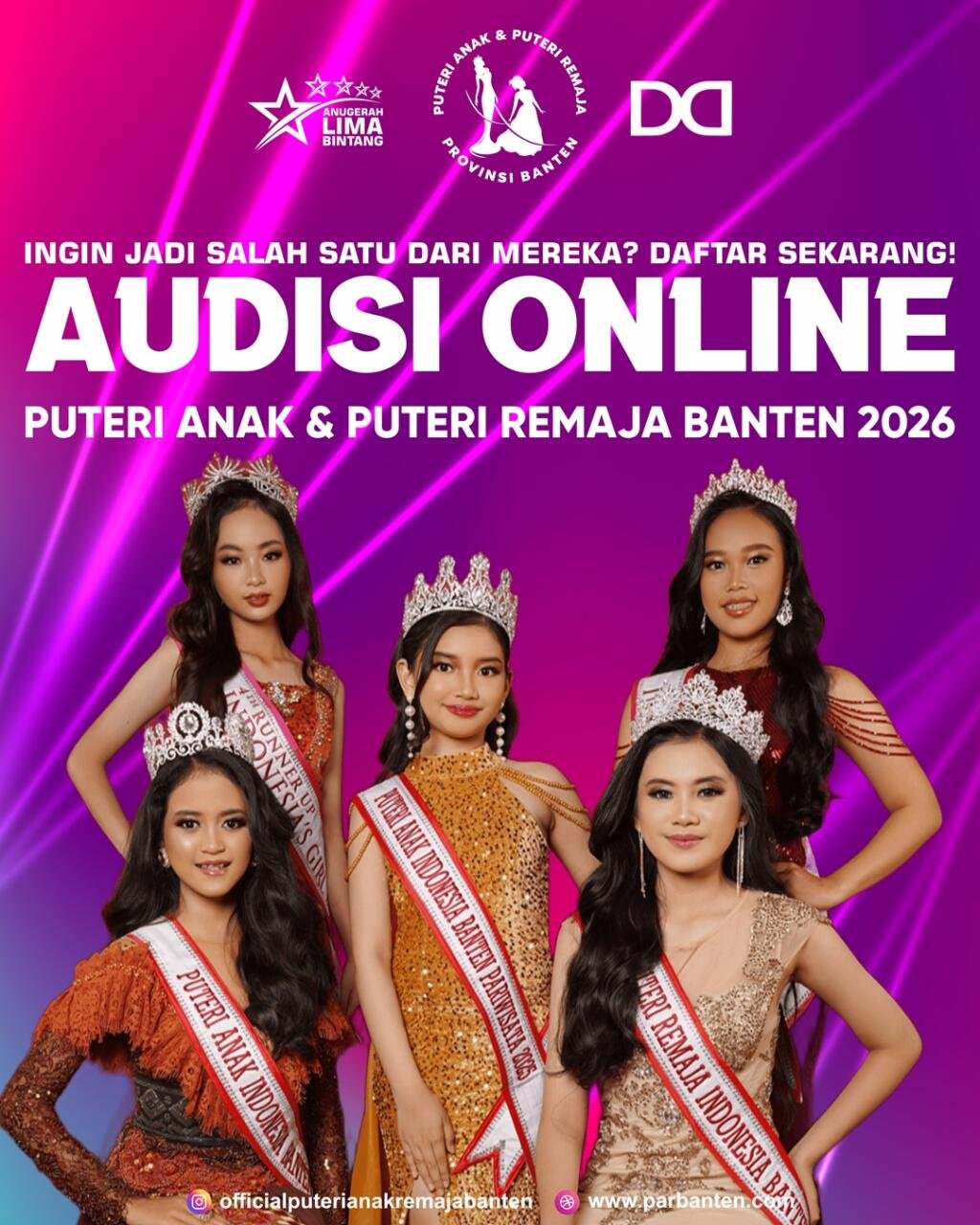 Puteri Anak dan Puteri Remaja Banten 2026