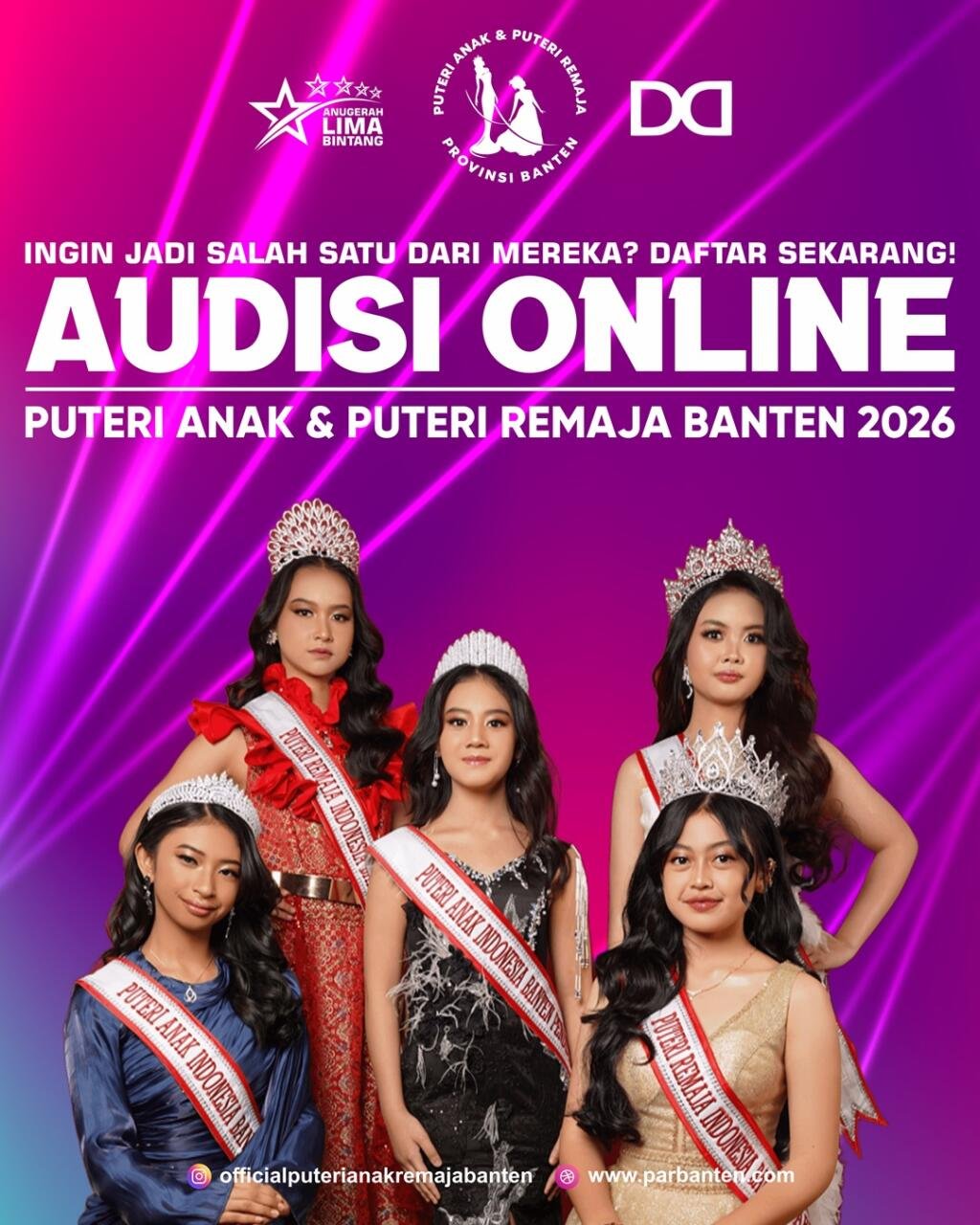 Puteri Anak dan Puteri Remaja Banten 2026
