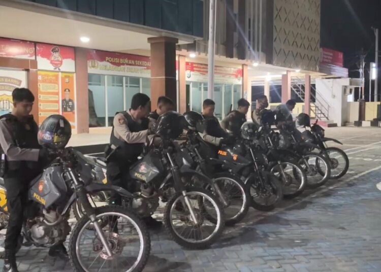 Usai Isu Hoaks Merebak, Polisi Barru Gelar Patroli Presisi 46 Patroli Presisi