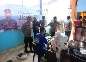 Kapolres Barru Pastikan Relawan Siap dan Sehat