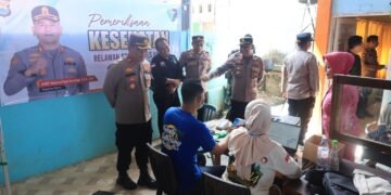 Kapolres Barru Pastikan Relawan Siap dan Sehat