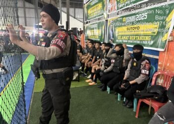 Polisi Barru Patroli Keliling