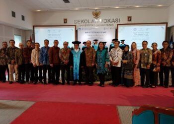 Rapat Terbuka Senat Sekolah Vokasi UGM dalam Dies Natalis ke 16 (Foto Yusuf)