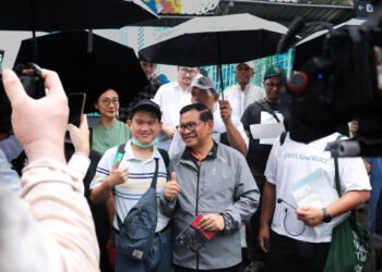 Gubernur Pramono Agung di Dukuh Atas