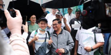 Gubernur Pramono Agung di Dukuh Atas