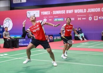 Ikhsan Lintang Pramudya-Rinjani Kwinnara Nastine/Andalan Ganda Campuran Tim Piala Suhandinata Indonesia (Sumber: pbsi.id)