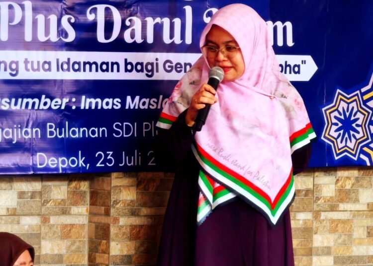 Imas Maslahul Islahiah Pembicara Seminar Parenting Gen Alpha