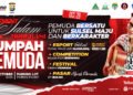 Backdrop Acara Sumpah Pemuda 7 OKP Sulawesi Selatan