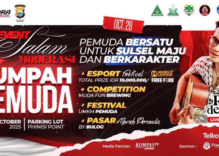 DPD GEMABUDHI Sulawesi Selatan Sambut Hari Sumpah Pemuda 2025 46 Backdrop Acara Sumpah Pemuda 7 OKP Sulawesi Selatan